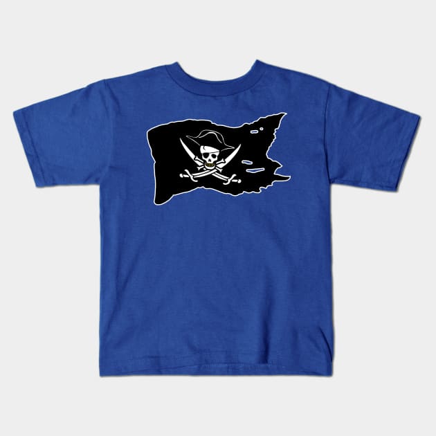 Jolly Roger Kids T-Shirt by Mamon